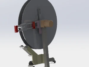 R&uuml;ckspulvorrichtung 3D Modell