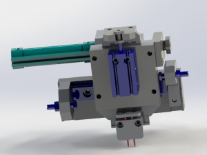 xz two axis conveying mechanism Model 3D