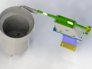 rotating vibration feeding mechanism 3D Модель