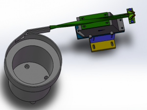 rotating vibration feeding mechanism Modelo 3D