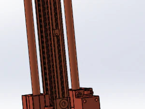 multi-function cylinder mechanism 3D Model