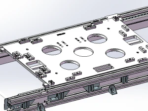 conveyor belt of the chain 3D Model