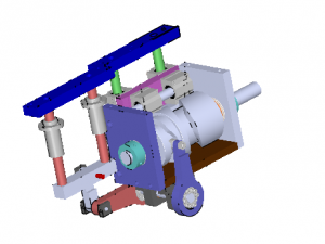 cam mobile mechanism 3D 모델