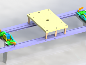 clappers positioning structure 3D Model