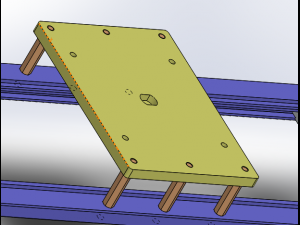 clappers positioning structure 3Dモデル