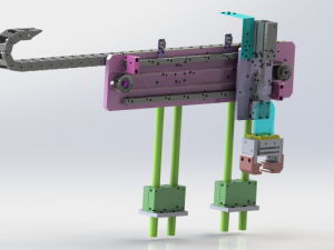 the adjustable clamping mechanism 3D 模型