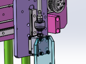 the adjustable clamping mechanism Model 3D