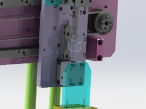 the adjustable clamping mechanism Model 3D