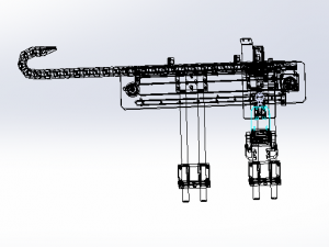 the adjustable clamping mechanism Model 3D