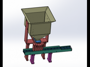 equal quantity of hopper 3D-Modell
