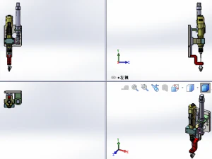 the locking screw mechanism 3D Model
