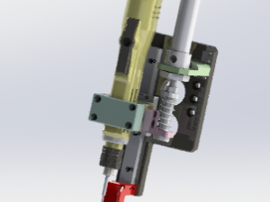the locking screw mechanism 3D 模型