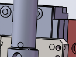 the locking screw mechanism 3D 模型