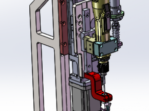 the locking screw mechanism 3D 模型