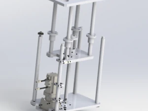 the lifting of stacking platform mechanism 3D Model