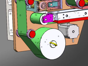 laminating machine of separate module 3D Model
