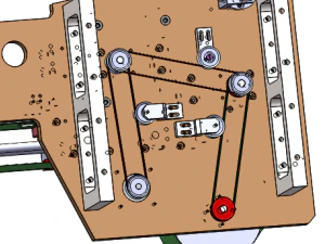 laminating machine of separate module 3D Model