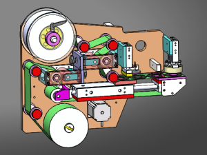 laminating machine of separate module 3D Model