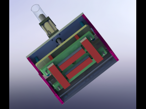 pressing group mechanism 3D 模型