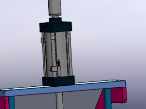pressing group mechanism 3D 模型