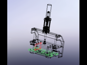 pressing group mechanism 3D 模型