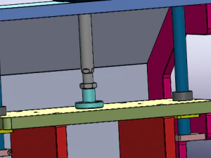 pressing group mechanism 3D Model