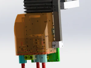 m&oacute;dulo de mecanismo de polimento Modelo 3D