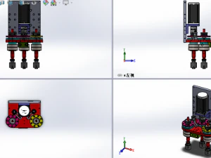 polishing mechanism module 3D Model