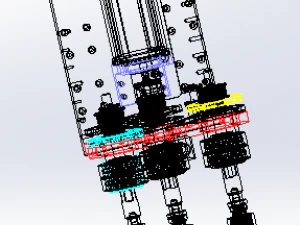 polishing mechanism module 3D Model