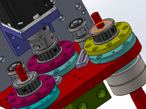 polishing mechanism module 3D Model