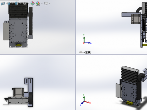 the gear and rack drives the manipulator 3D मॉडल