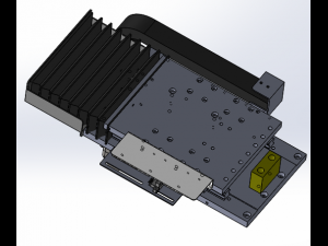 the gear and rack drives the manipulator 3D मॉडल