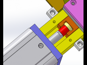 cylinder position mechanism 3D 模型