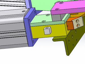 cylinder position mechanism 3D 模型