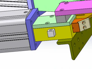 cylinder position mechanism 3D Model
