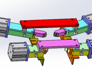 cylinder position mechanism 3D 模型