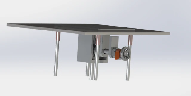 z axis manually fine-tuning platform 3D Model .c4d .max .obj .3ds .fbx .stl .blend 