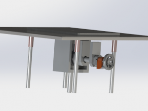 z axis manually fine-tuning platform 3D Model
