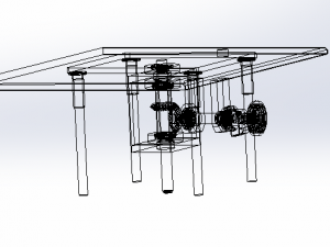 z axis manually fine-tuning platform Modello 3D