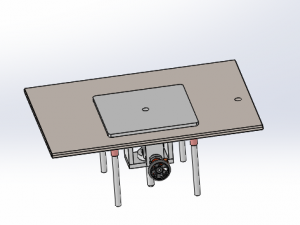 z axis manually fine-tuning platform Modello 3D