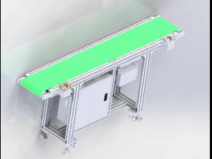 2 m conveyor line 3D Model