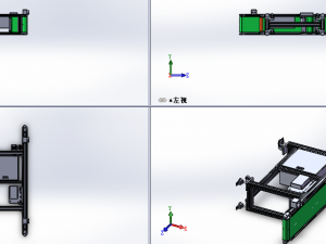 2 m conveyor line Model 3D