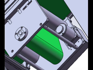 2 m conveyor line Model 3D