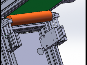 2 m conveyor line Model 3D