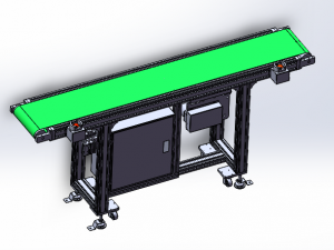 2 m conveyor line Model 3D