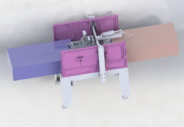 carton packing machine 3D Модель .c4d .max .obj .3ds .fbx .stl .blend 
