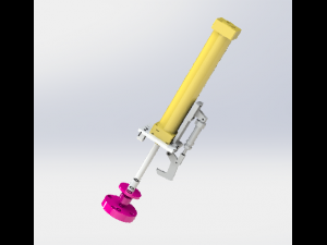 cylinder with insurance module 3D मॉडल
