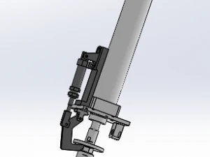 cylinder with insurance module 3D Model