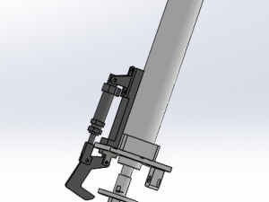 cylinder with insurance module Modello 3D