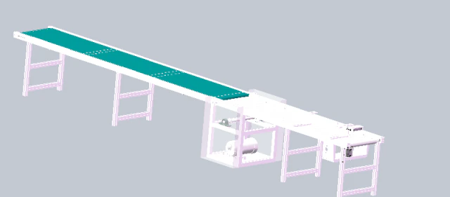 line roller conveyor 3D Model .c4d .max .obj .3ds .fbx .stl .blend 